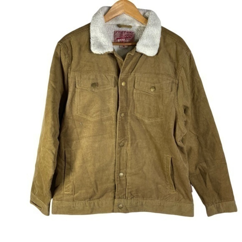 Brooklyn Cloth  women's Brown Winter Jacket Size XL
